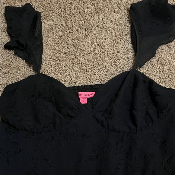 Betsey Johnson Lotus Mini Whimsigoth Y2K Fairy Dress Size L - Picture 4 of 9